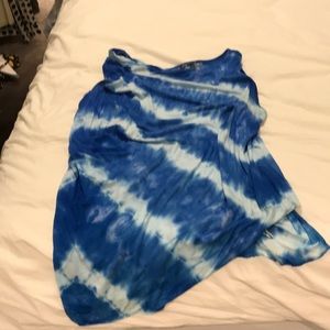 Tie dye drapey tank